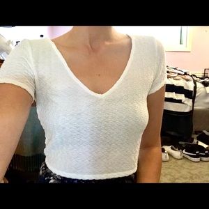 White crop top - worn once